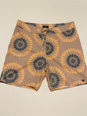Brixton Retro Floral Board Shorts Swim Trunks Size 32⁠